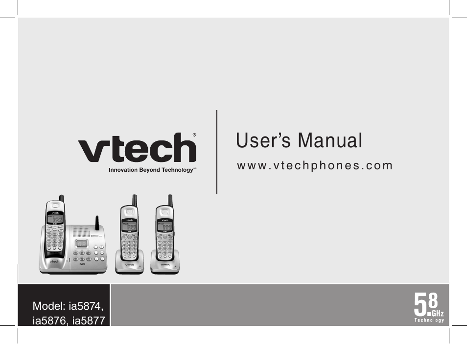 VTech ia5877 User Manual | 51 pages