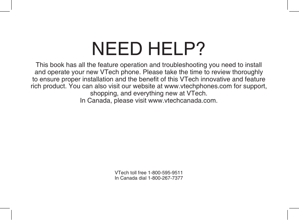 Need help | VTech ia5877 User Manual | Page 4 / 51