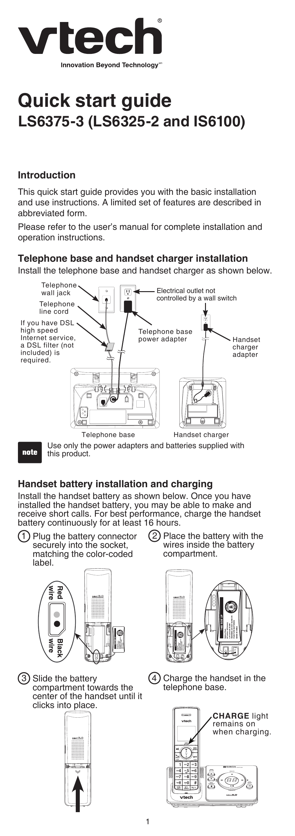 VTech LS6325-2 User Manual | 8 pages