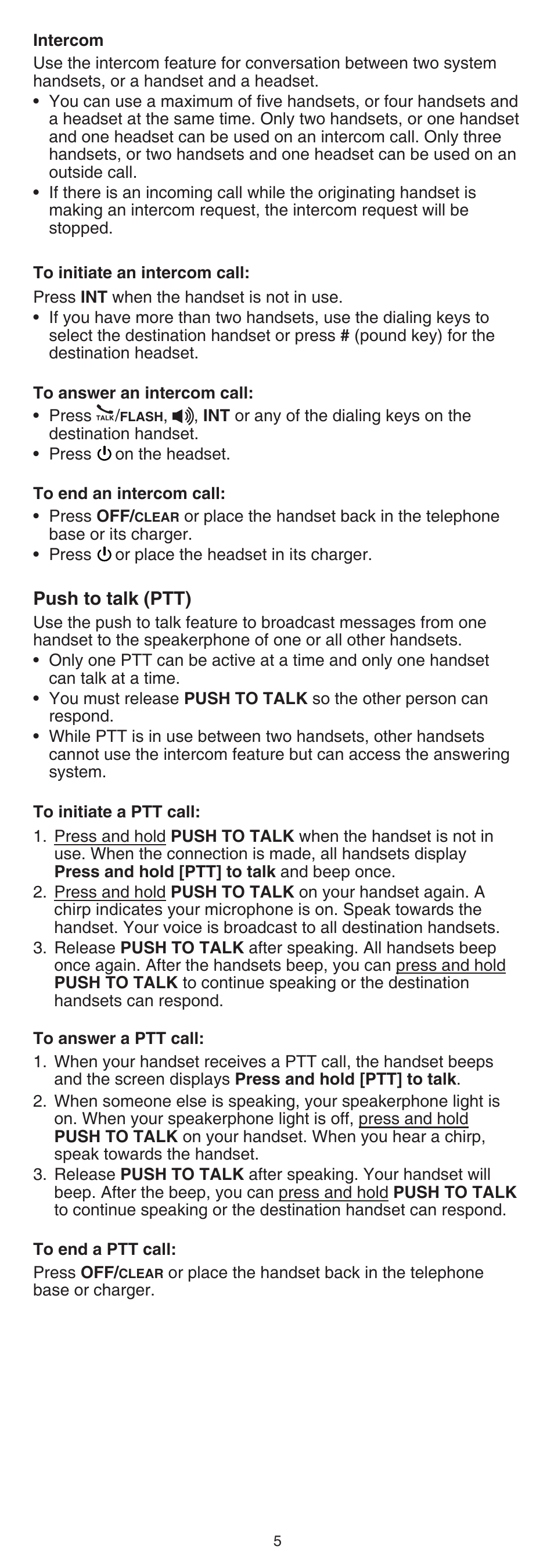 VTech LS6325-2 User Manual | Page 5 / 8