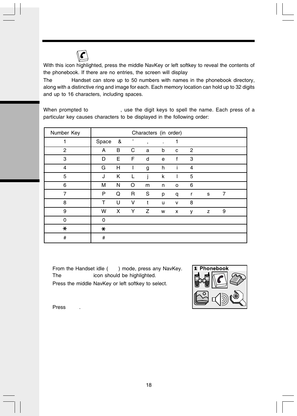 Handset menu, Basic operation | VTech i 5803 User Manual | Page 18 / 56