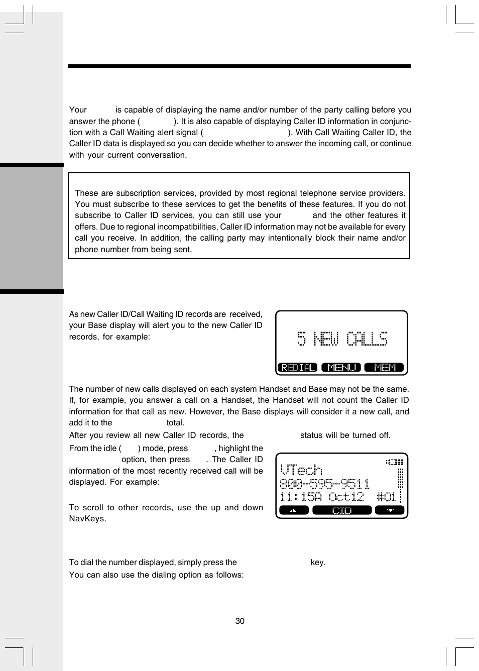 Base menu soft functions, Basic operation | VTech i 5803 User Manual | Page 30 / 56