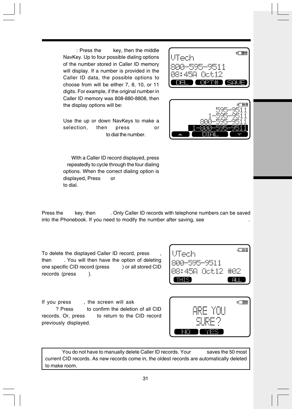 Base menu soft functions, Basic operation | VTech i 5803 User Manual | Page 31 / 56