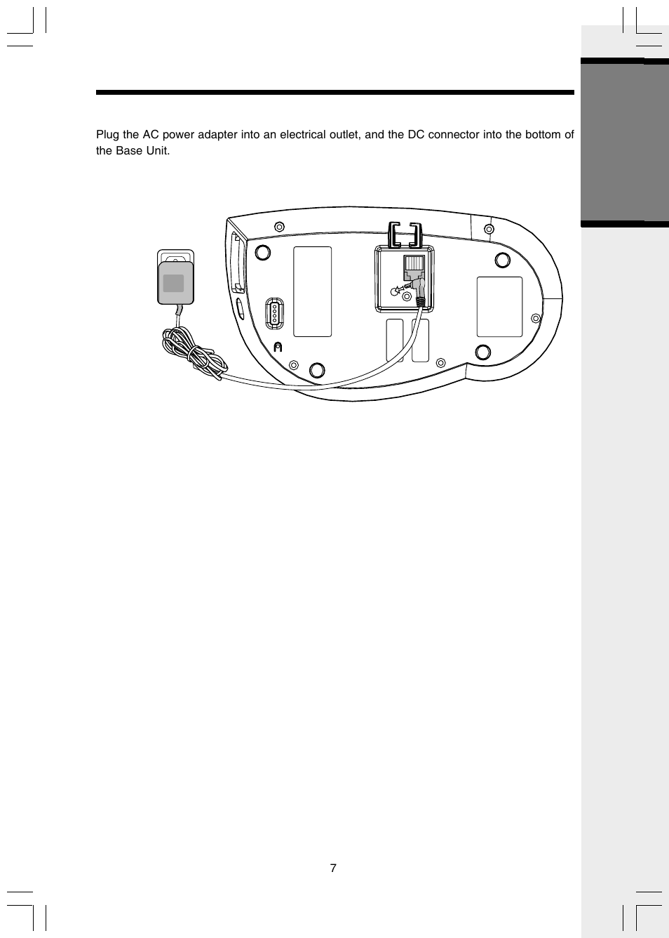Setup, Getting s tarted, Getting started | VTech i 5803 User Manual | Page 7 / 56