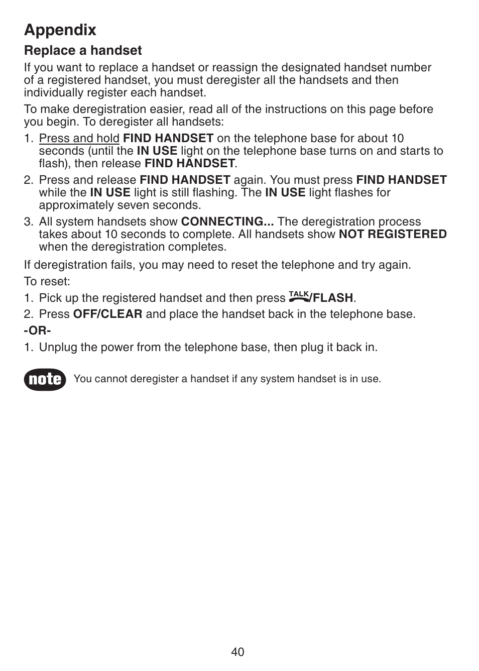 Appendix | VTech CS6228-3 User Manual | Page 44 / 62