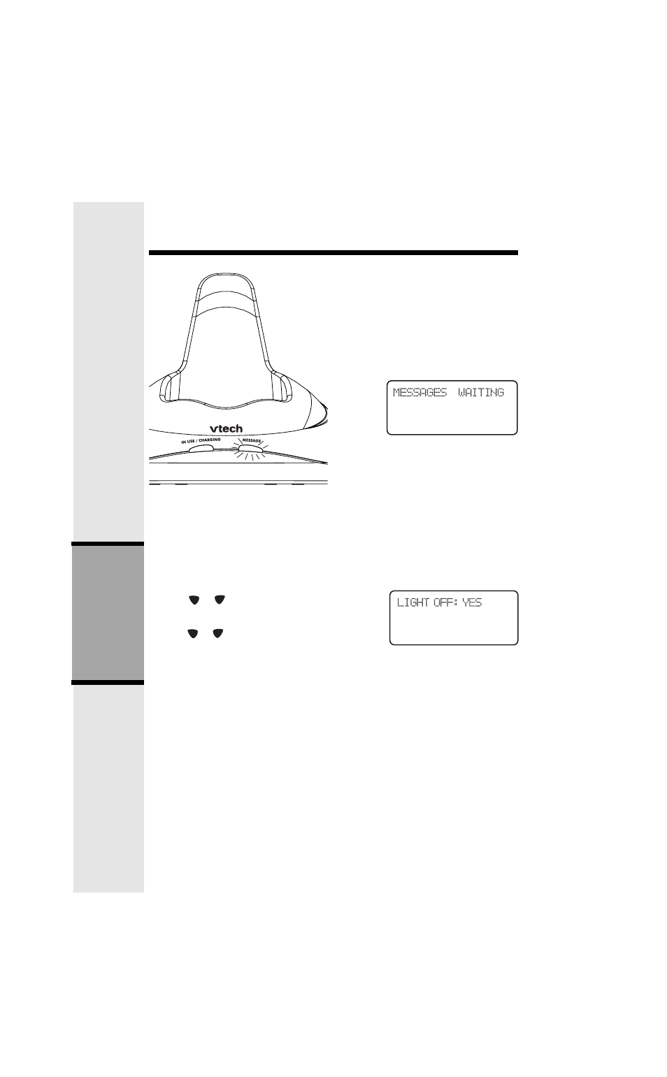 Message waiting | VTech VT9127 User Manual | Page 18 / 30