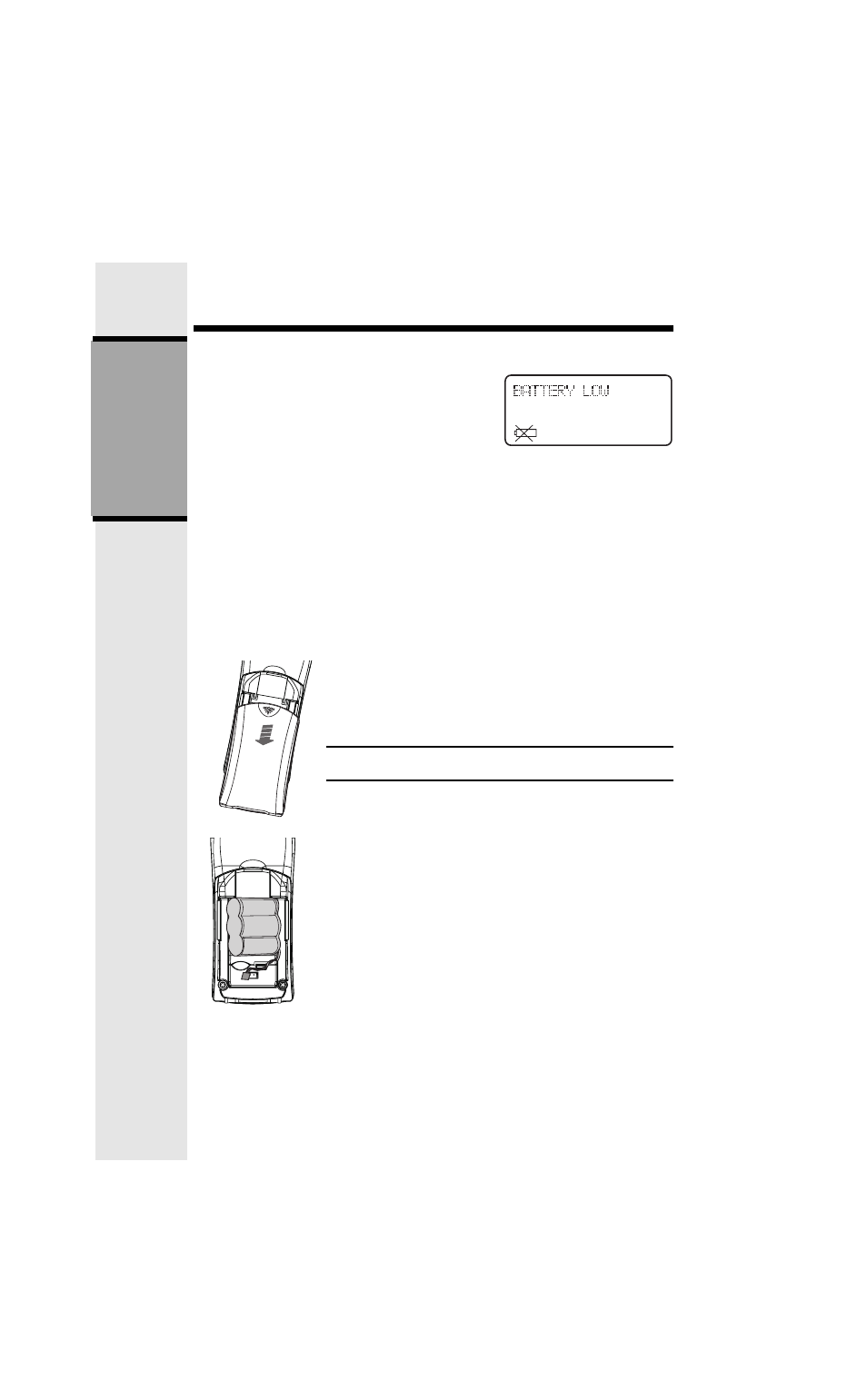 Getting started, Installation of battery pack in handset, Getting st arted | VTech VT9127 User Manual | Page 6 / 30