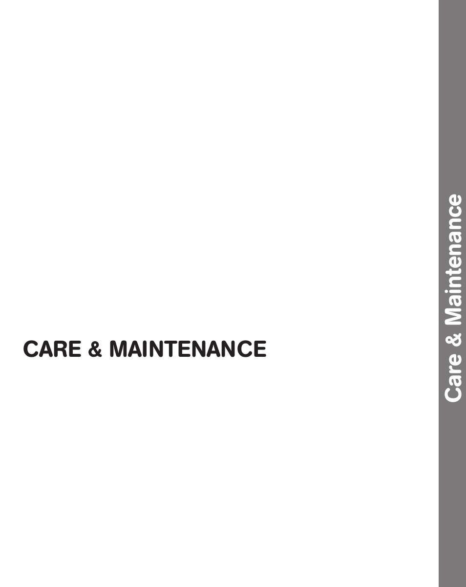 Car e & maintenance, Care & maintenance, Melody list | VTech sit-to-stand User Manual | Page 10 / 12