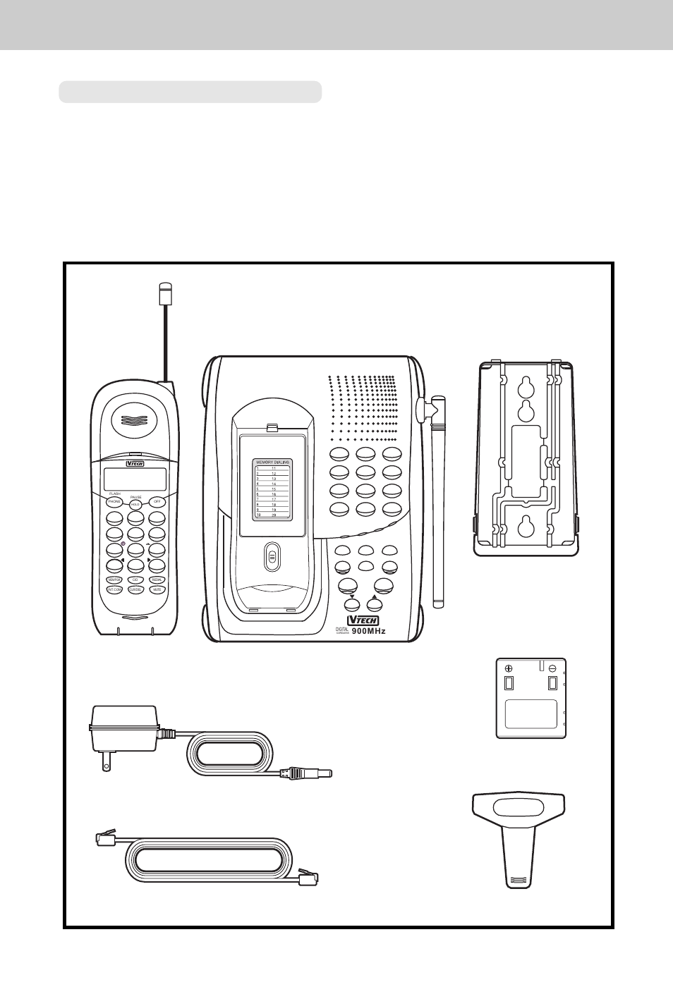 Parts check list, Introduction, Belt clip | VTech 1930c User Manual | Page 5 / 44