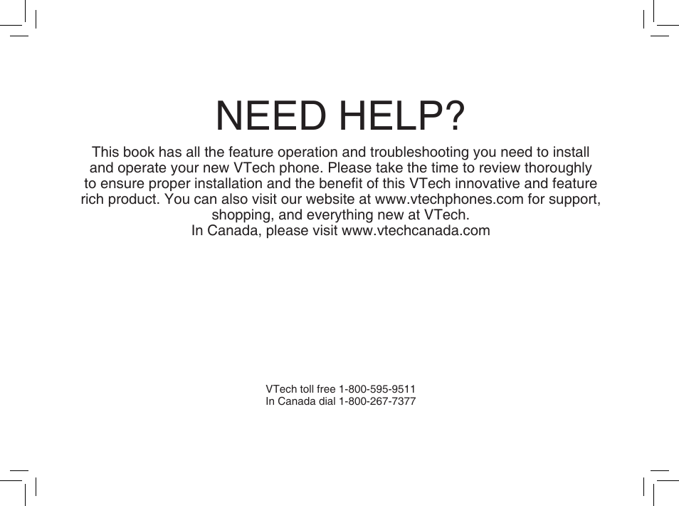 Need help | VTech t2350 User Manual | Page 2 / 49