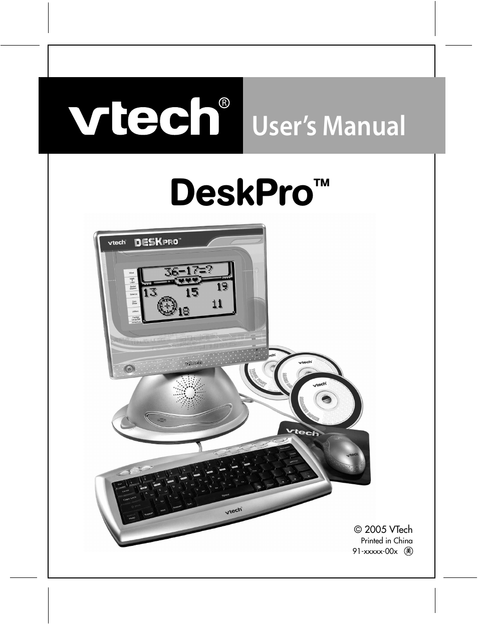 VTech DESKPRO 91-XXXXX-00X User Manual | 22 pages