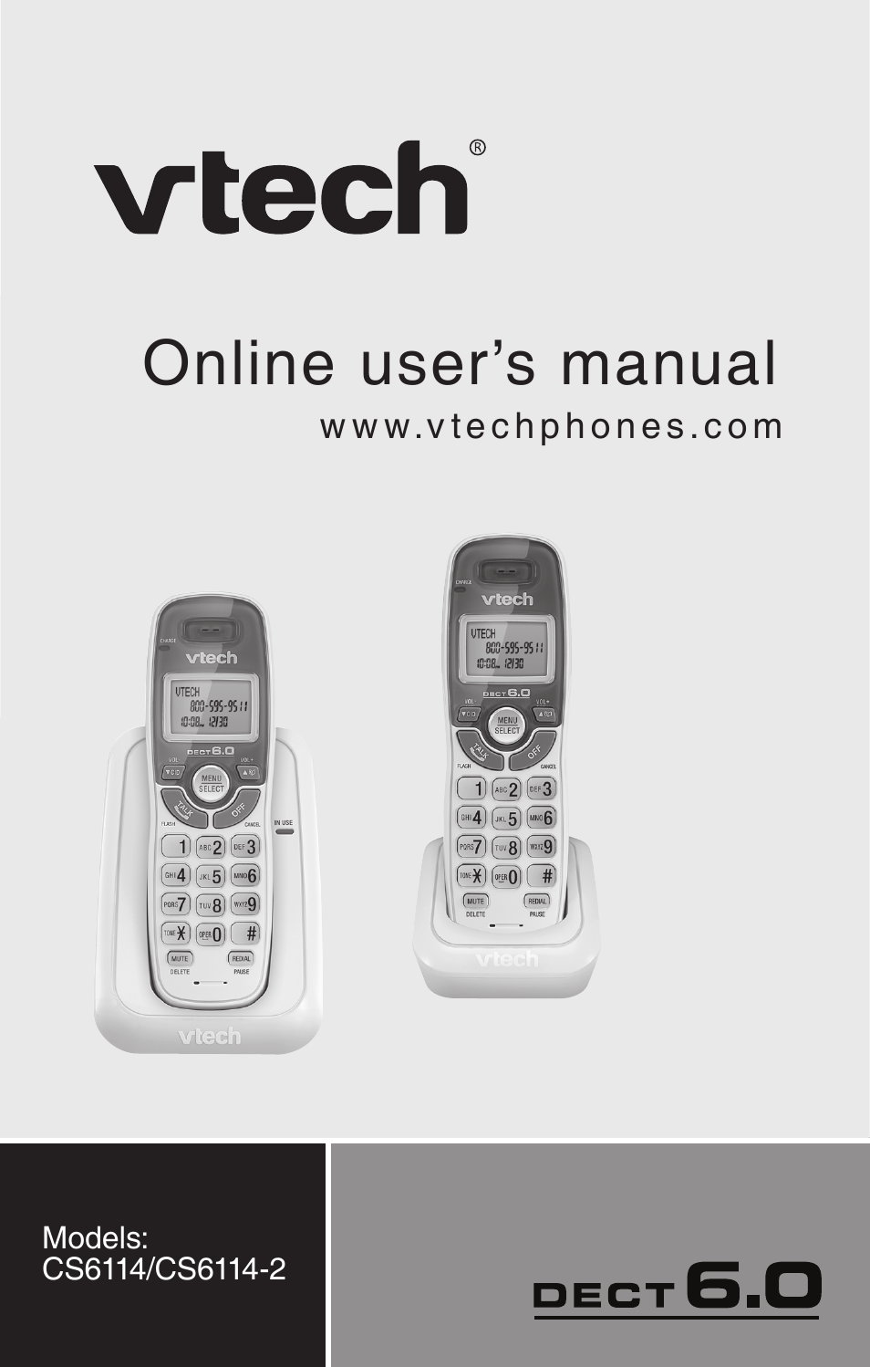 VTech CS6114-2 User Manual | 43 pages