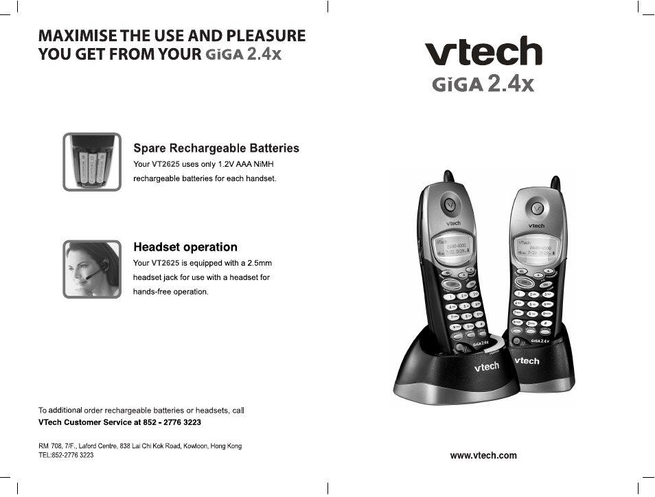 VTech VT2625 User Manual | 29 pages