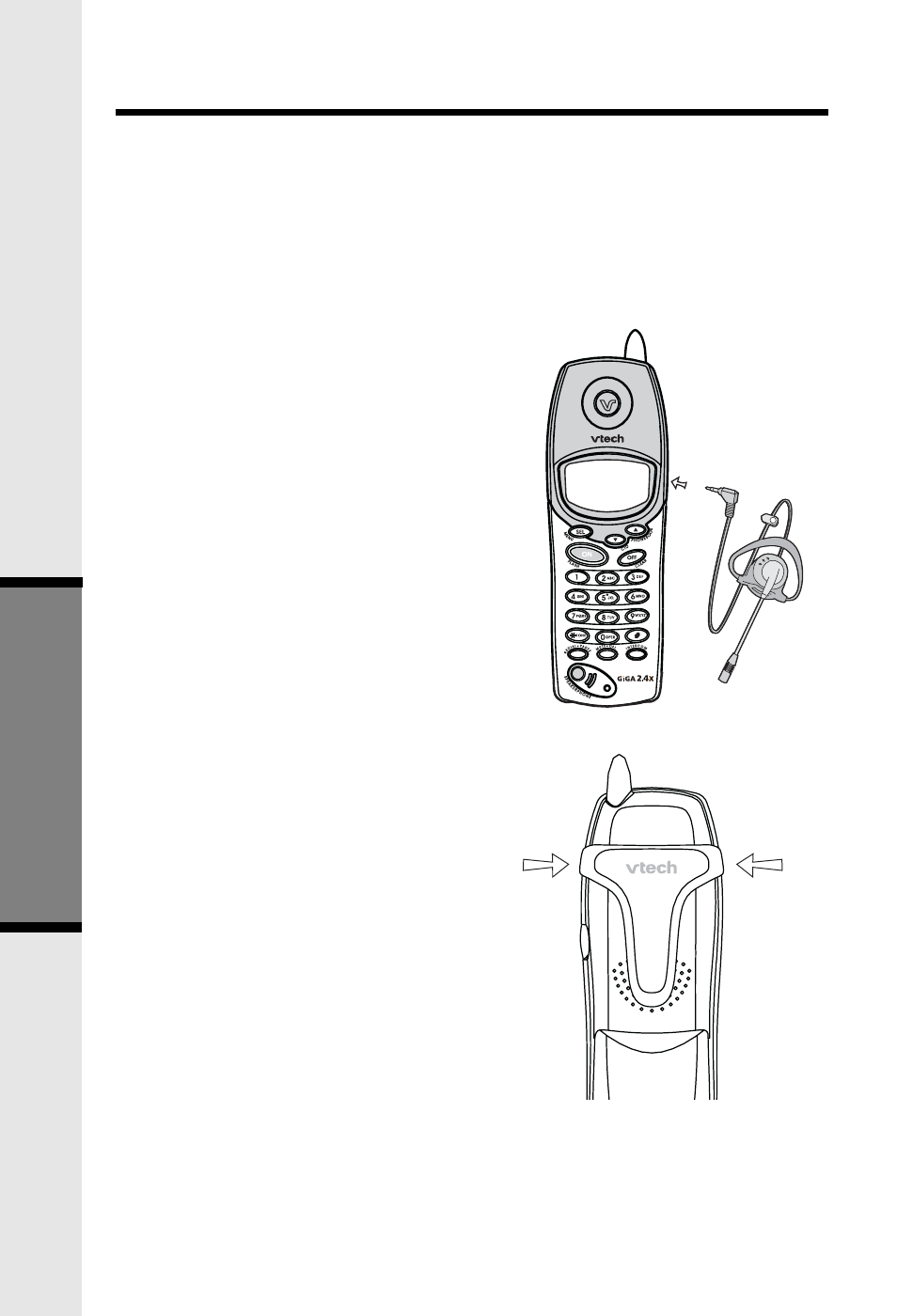 Advanced operation, Headset operation | VTech VT2625 User Manual | Page 23 / 29