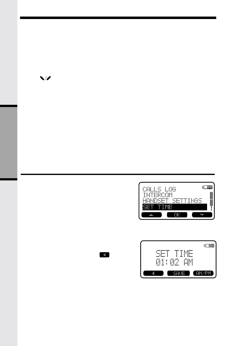 Soft menu functions set time, Basic opera tion | VTech VT5831 User Manual | Page 18 / 49