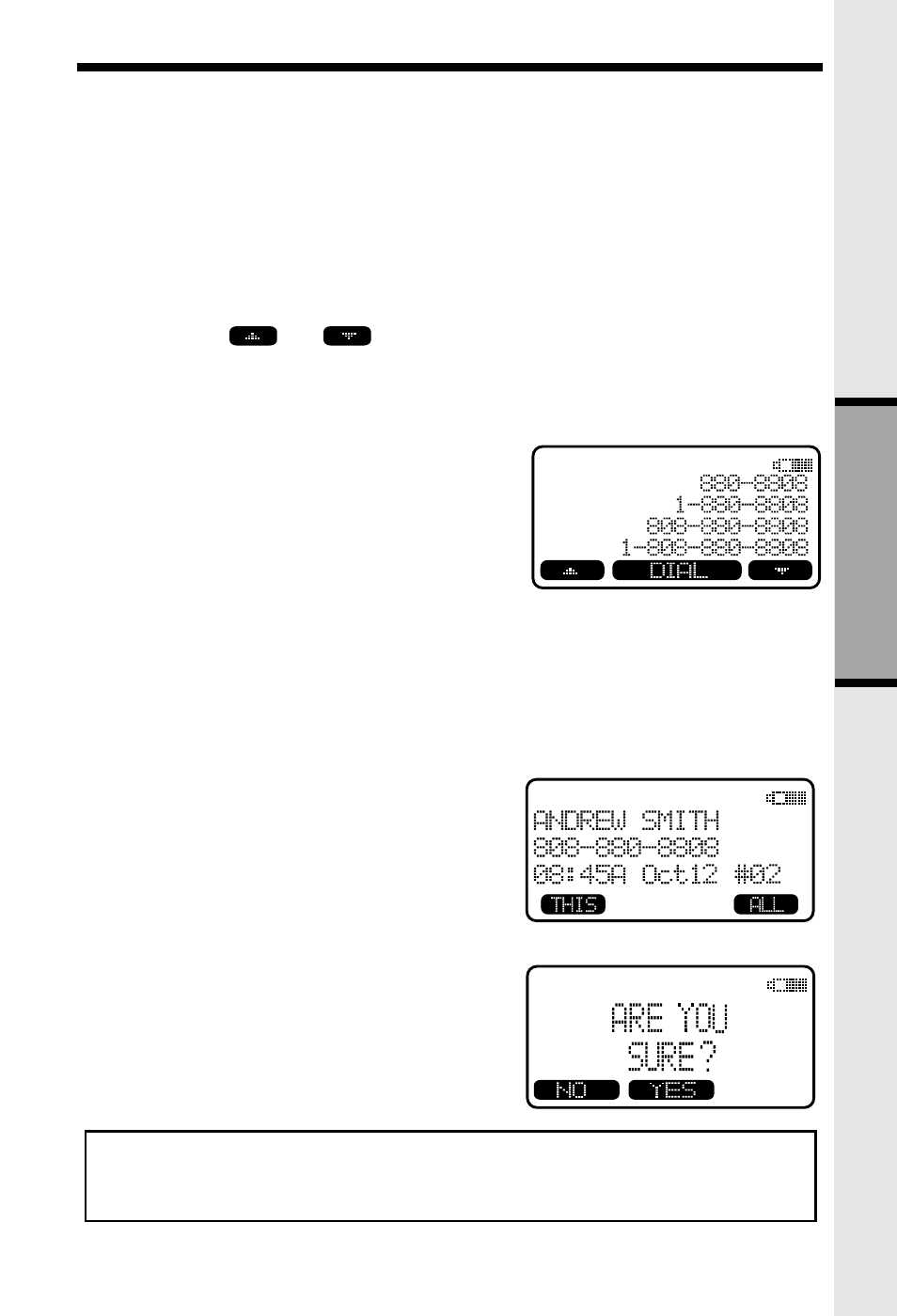 Calls log (caller id) b asic opera tion | VTech VT5831 User Manual | Page 21 / 49