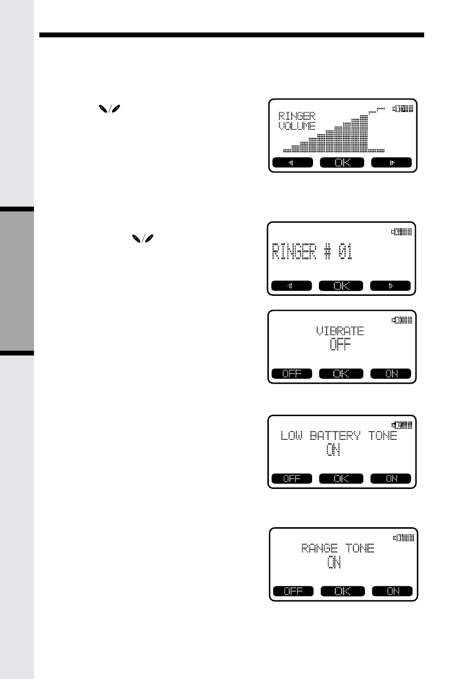 Basic opera tion handset settings | VTech VT5831 User Manual | Page 22 / 49