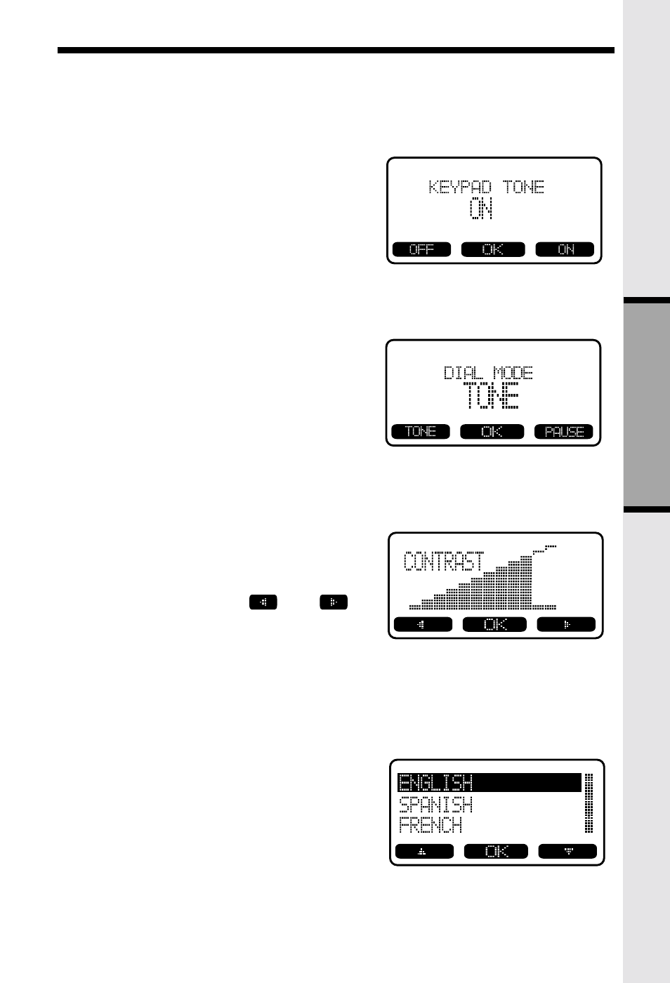 Basic opera tion, Base settings | VTech VT5831 User Manual | Page 25 / 49