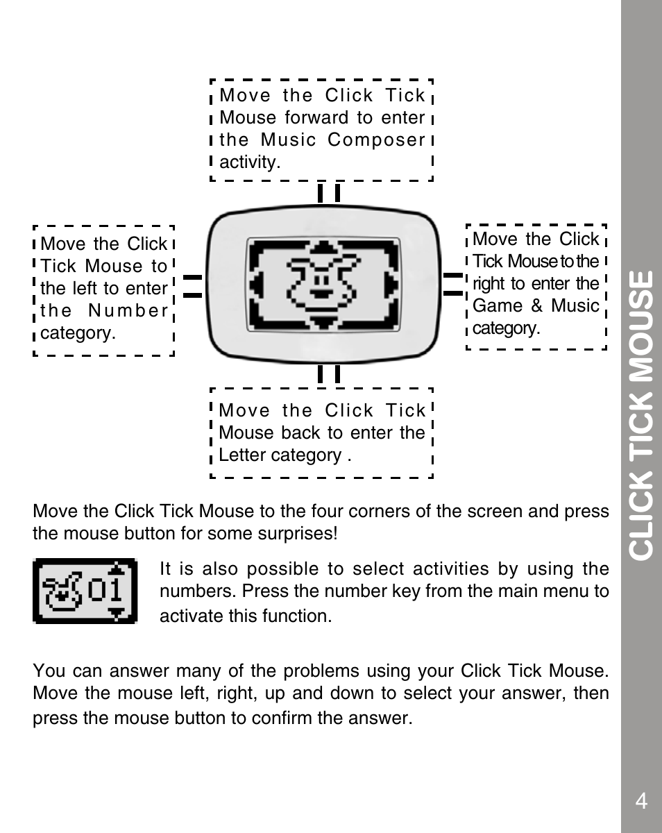 Click tick mouse | VTech 80-067848 User Manual | Page 6 / 14
