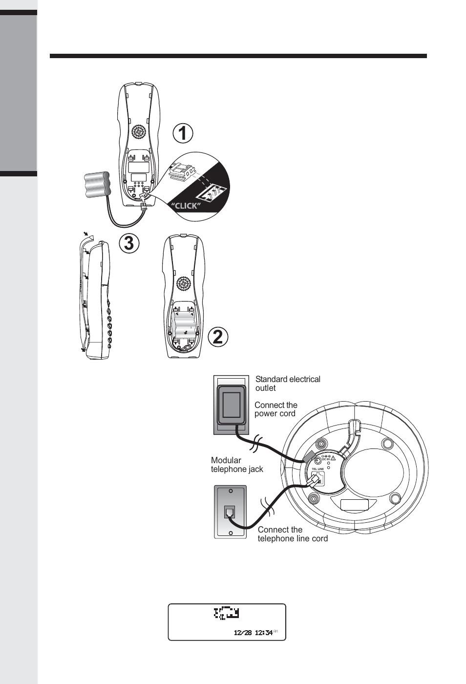 Setup, Getting started | VTech GZ 2339 User Manual | Page 4 / 34