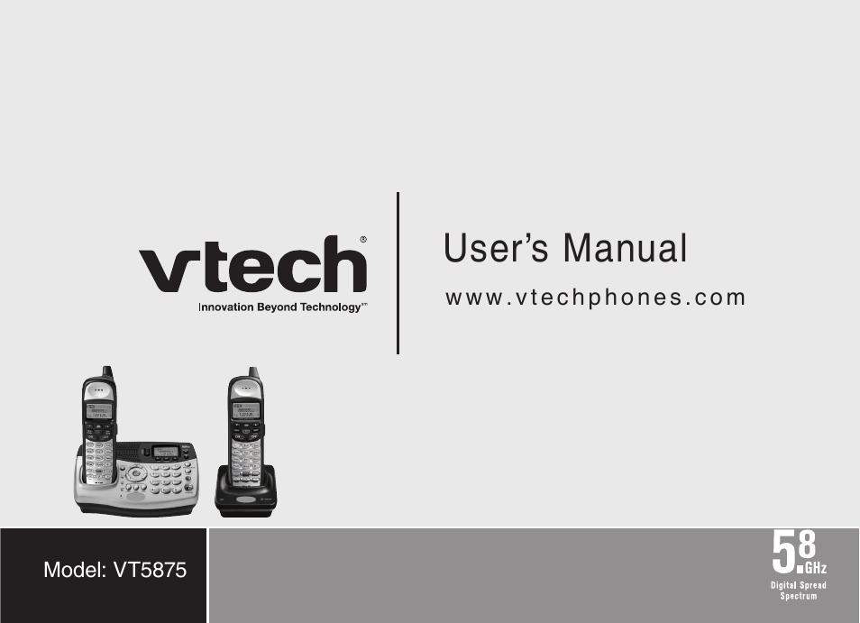 VTech VT5875 User Manual | 54 pages