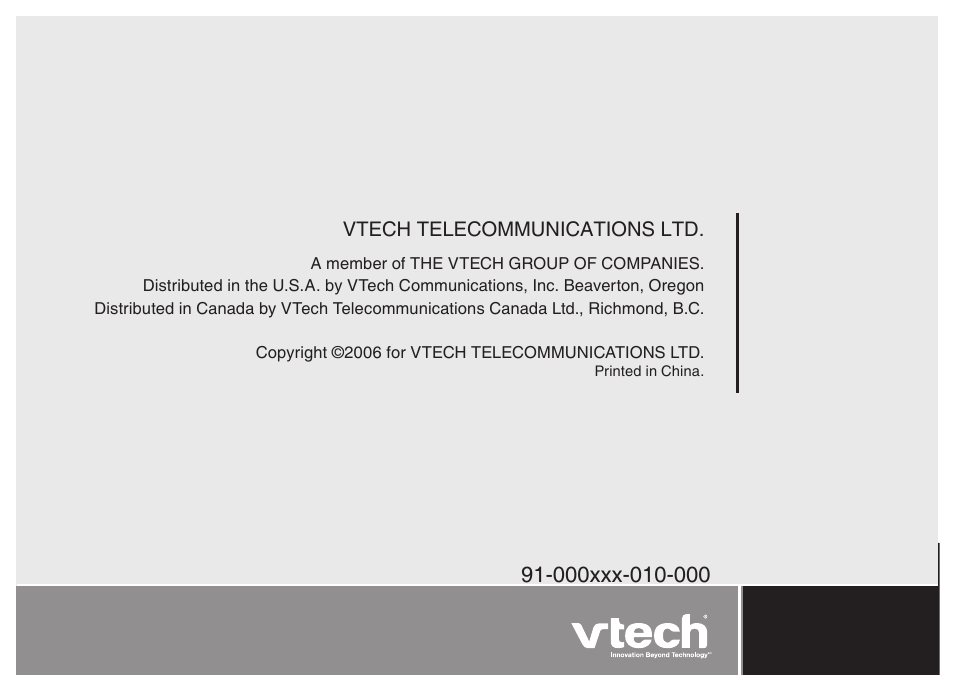 VTech VT5875 User Manual | Page 54 / 54