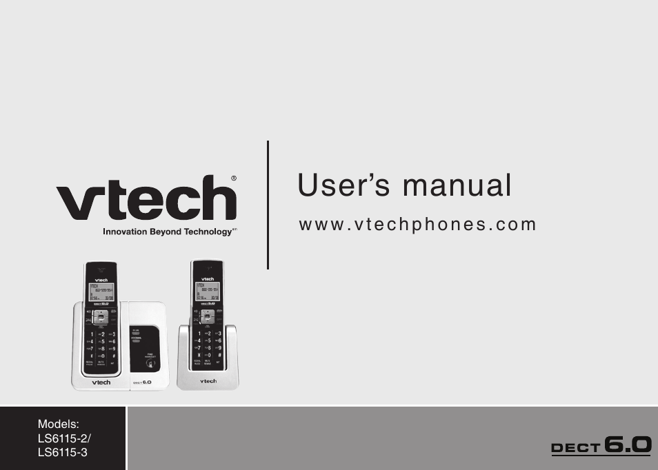VTech LS6115-3 User Manual | 59 pages