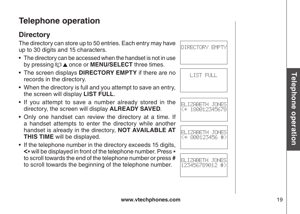 Answer an incoming call during an, Intercom call, Telephone operation | VTech LS6115-3 User Manual | Page 23 / 59