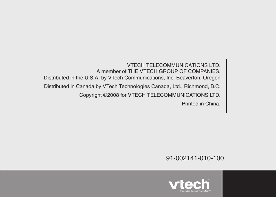 VTech CS5121-3 User Manual | Page 69 / 70
