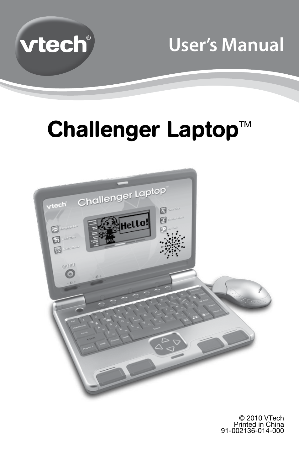 VTech CHALLENGER 91-002136-014-000 User Manual | 20 pages