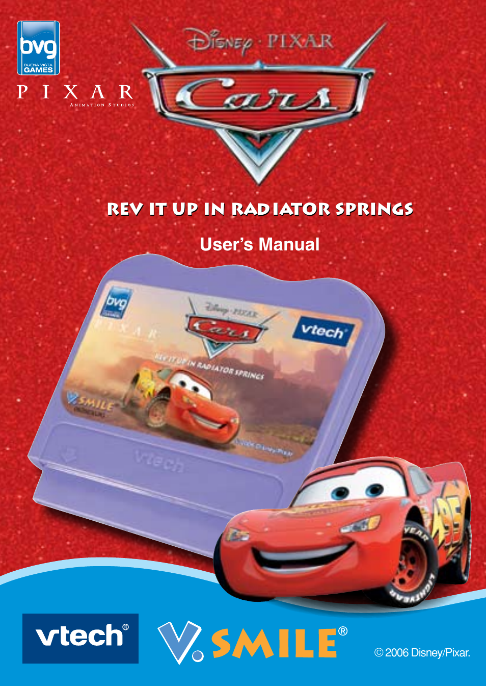 VTech REV IT UP IN RADIATOR SPRINGS User Manual | 16 pages