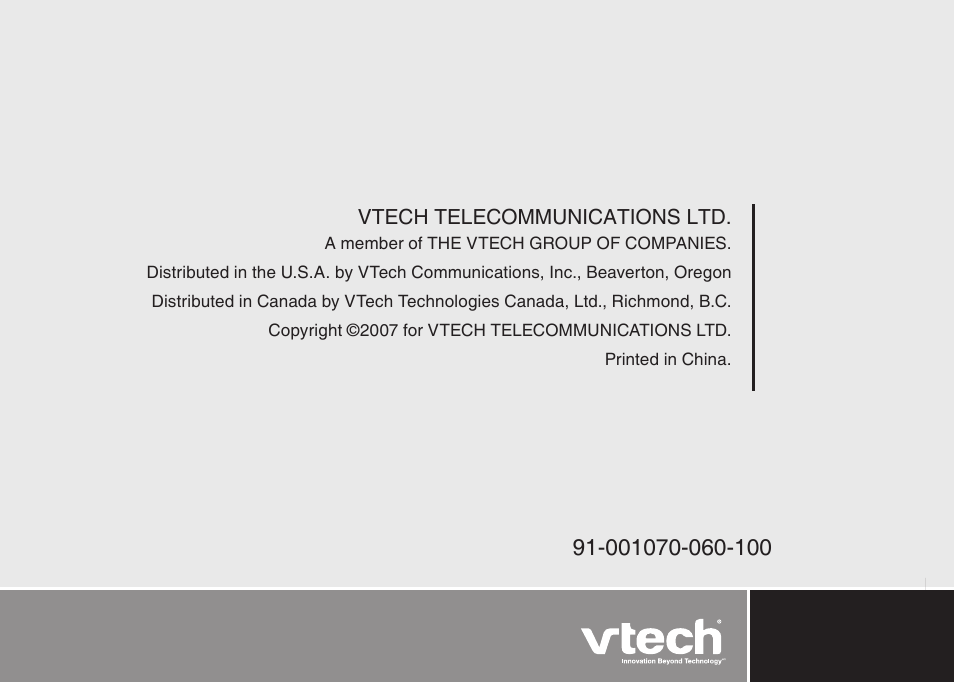 VTech i6790 User Manual | Page 60 / 61