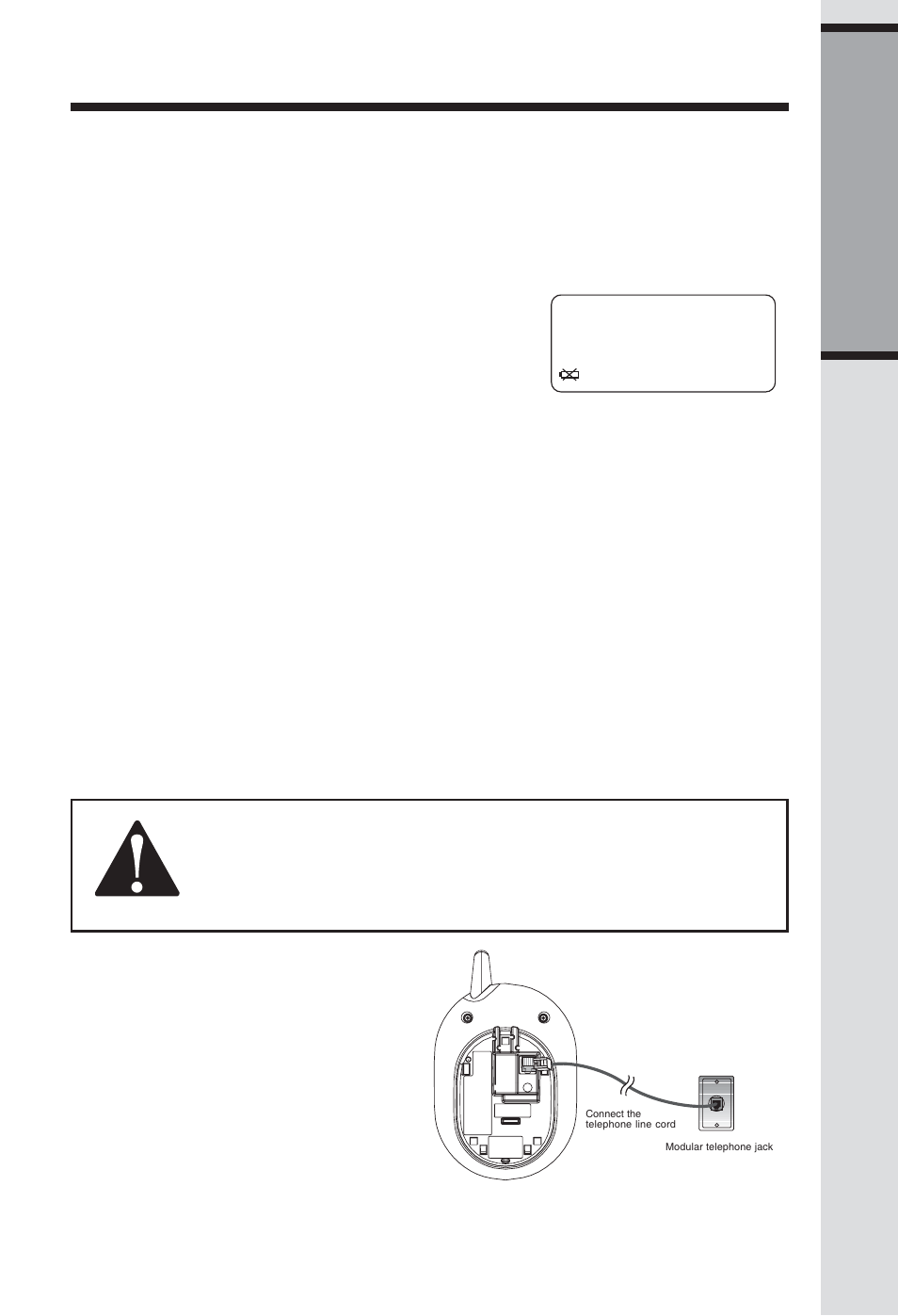 Low battery indication, Battery care and maintenance, Connecting to phone line | Getting star ted setup | VTech ia5829 User Manual | Page 10 / 55