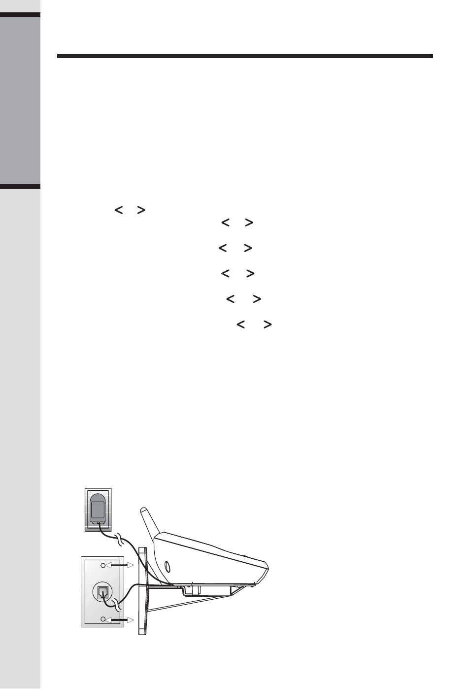 Check for dial tone, Set date and time, Wall mounting | Getting star ted setup | VTech ia5829 User Manual | Page 11 / 55