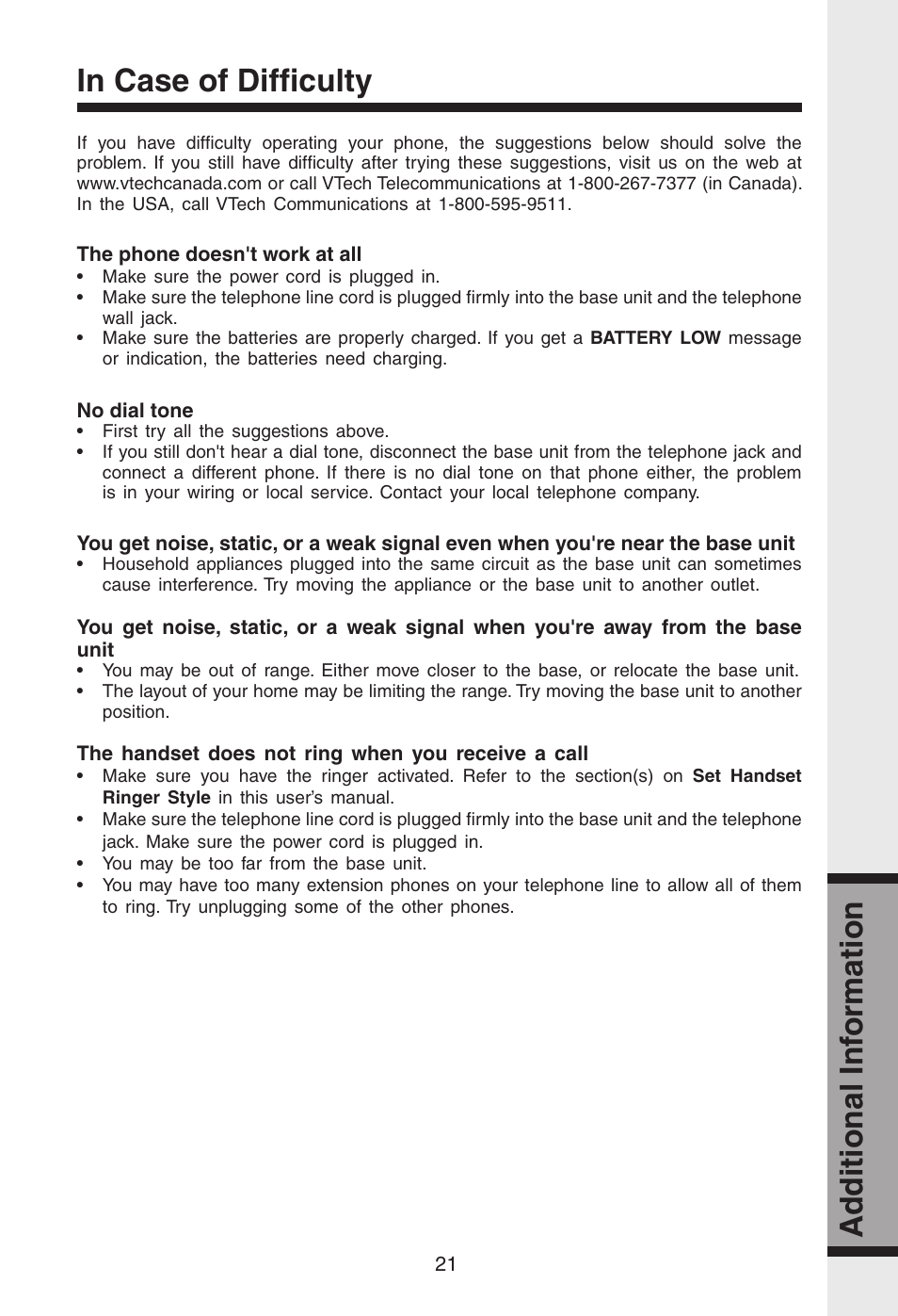 Basic operation | VTech gz2334 User Manual | Page 22 / 35