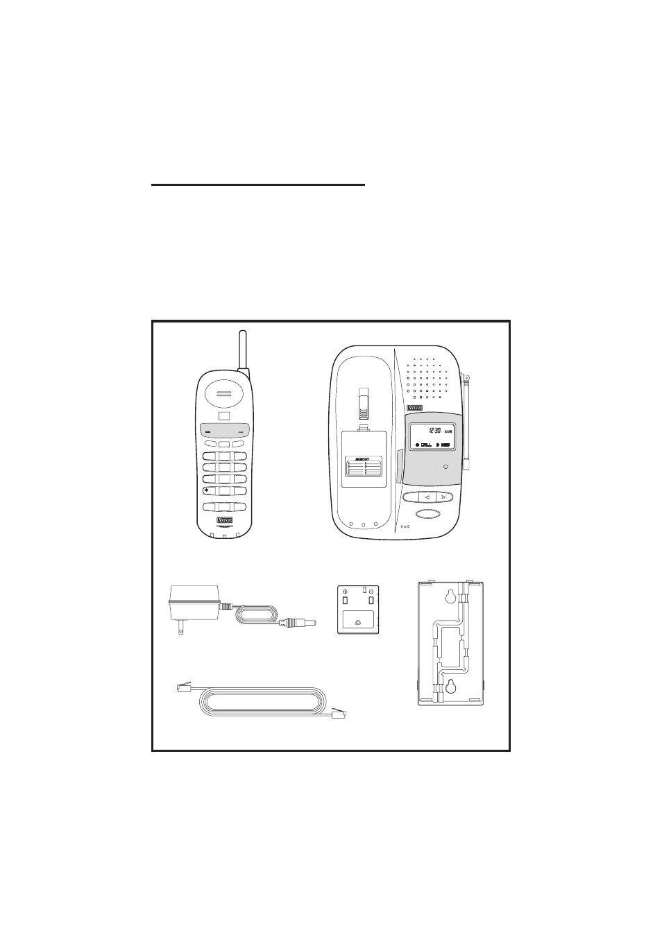 Parts check list, Introduction, Wall mounting bracket handset | Ac adapter line cord telephone | VTech 912 User Manual | Page 3 / 32