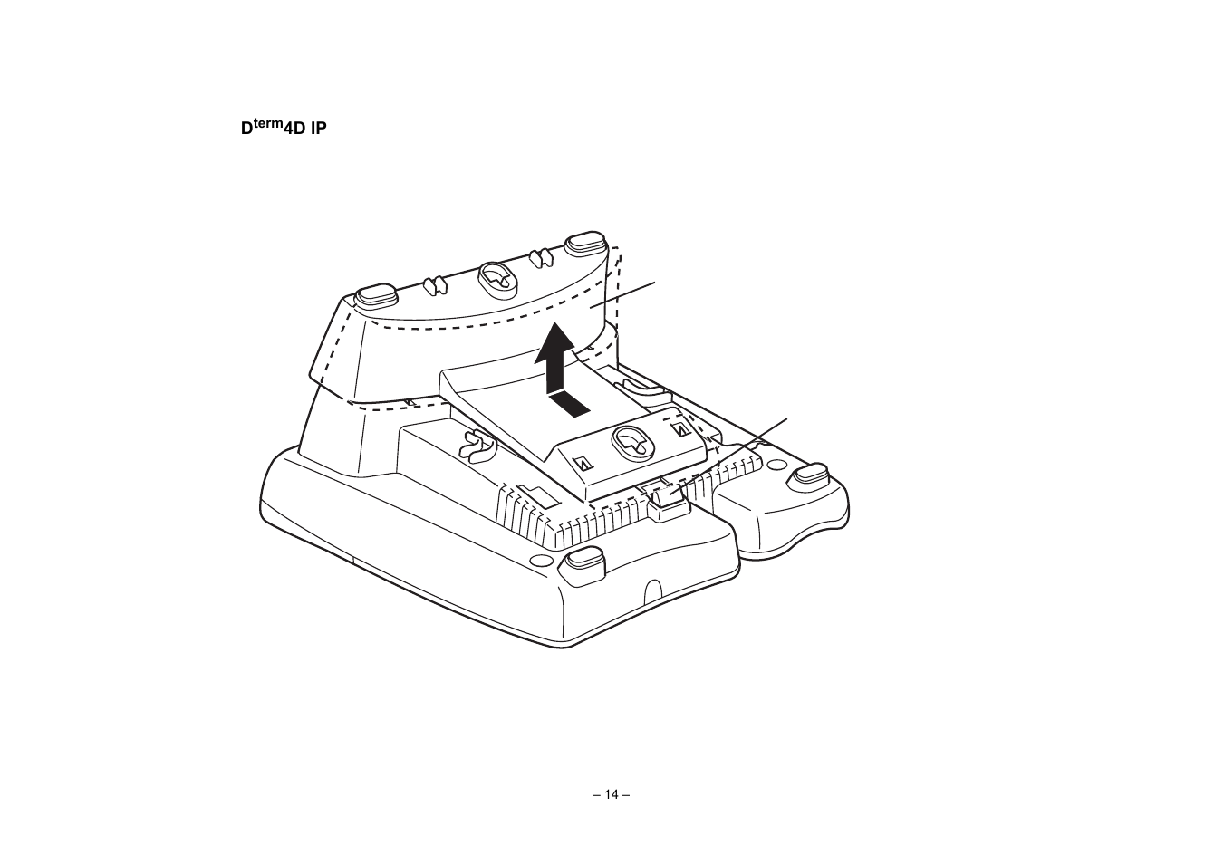 Adjustable removable base quick disconnect button | VTech NEAX 2400 IPX User Manual | Page 18 / 80