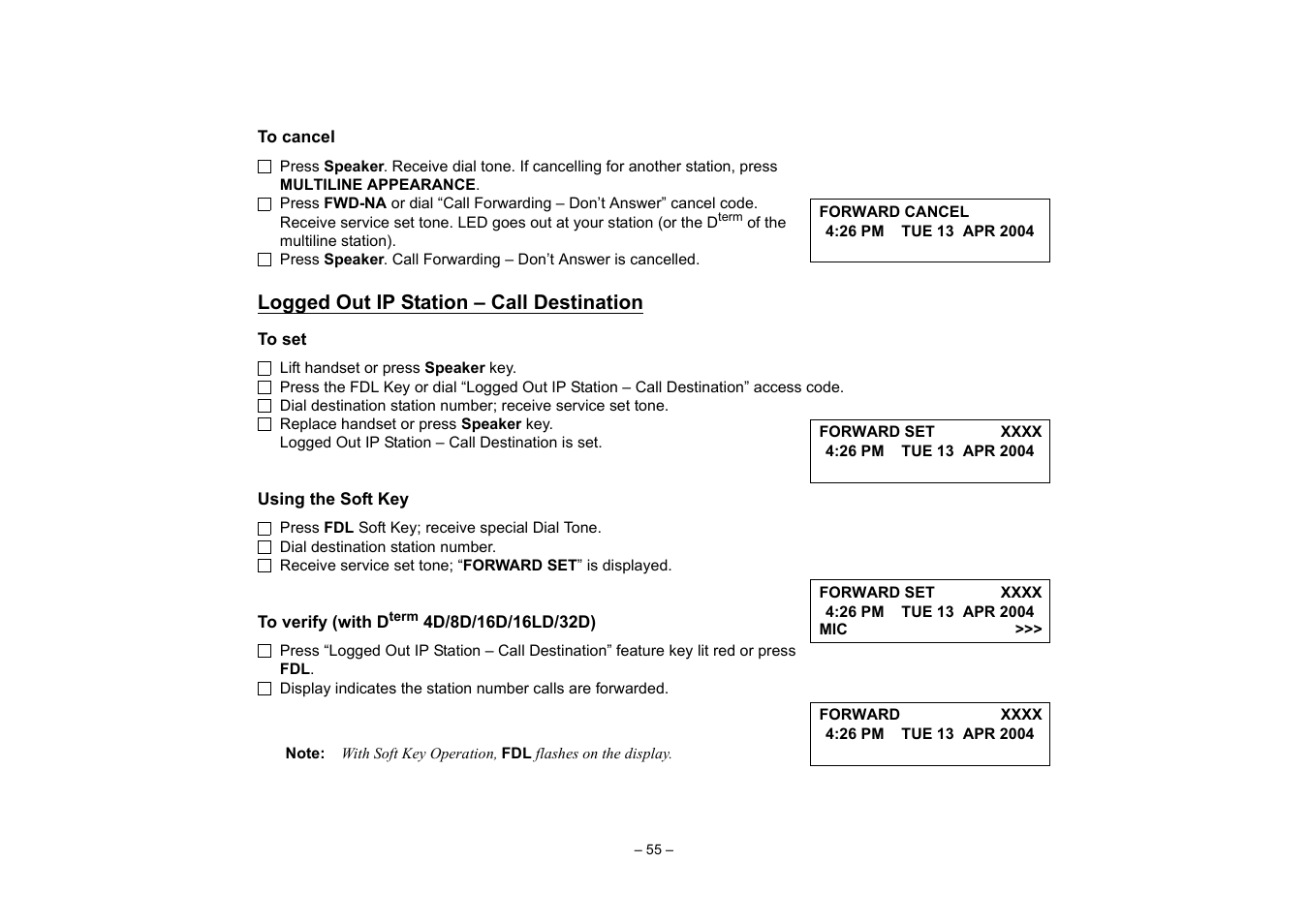 Logged out ip station – call destination, Base view | VTech NEAX 2400 IPX User Manual | Page 59 / 80