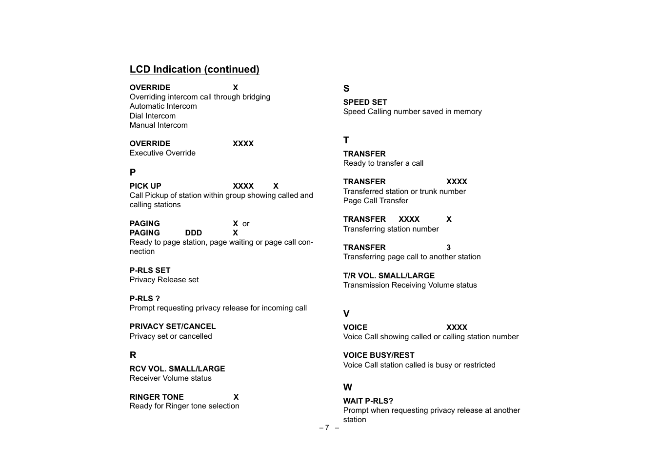 VTech NEAX 2400 IPX User Manual | Page 79 / 80