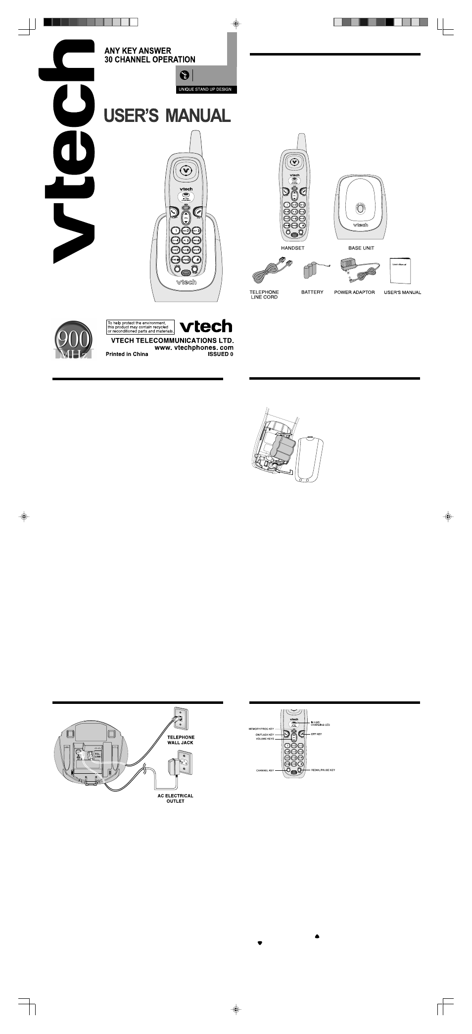 VTech 2101 User Manual | 4 pages