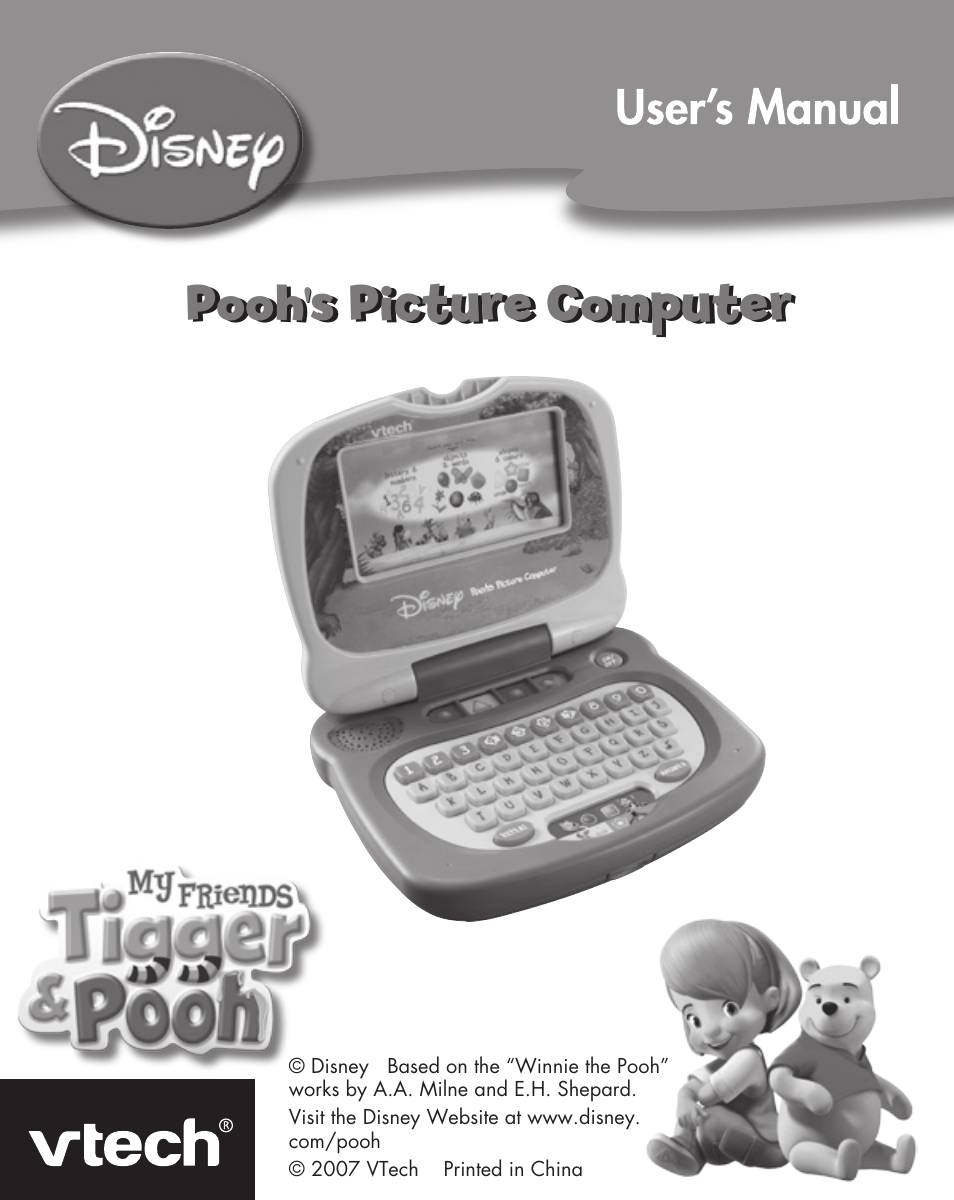 VTech Winnie the Pooh User Manual | 12 pages
