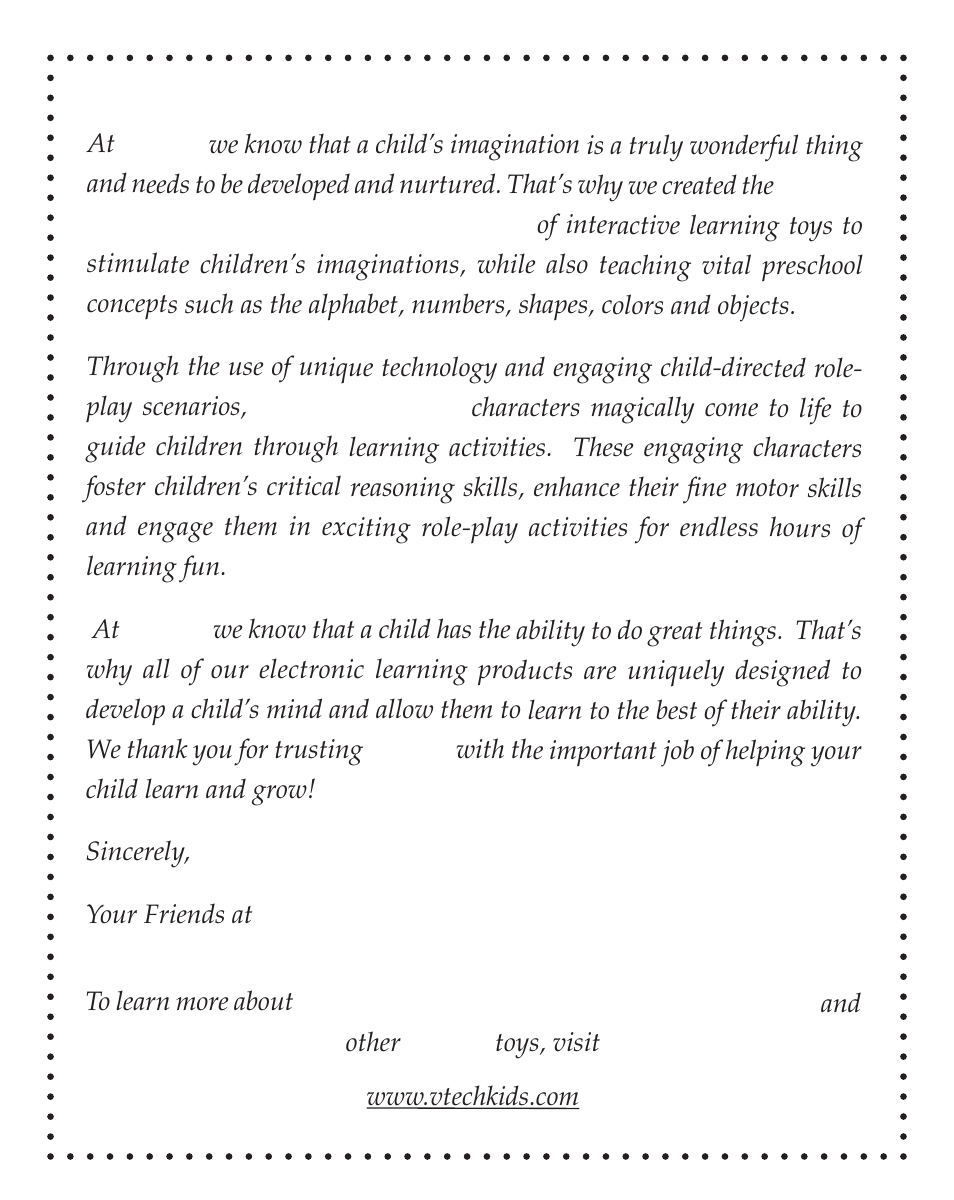 VTech Winnie the Pooh User Manual | Page 2 / 12