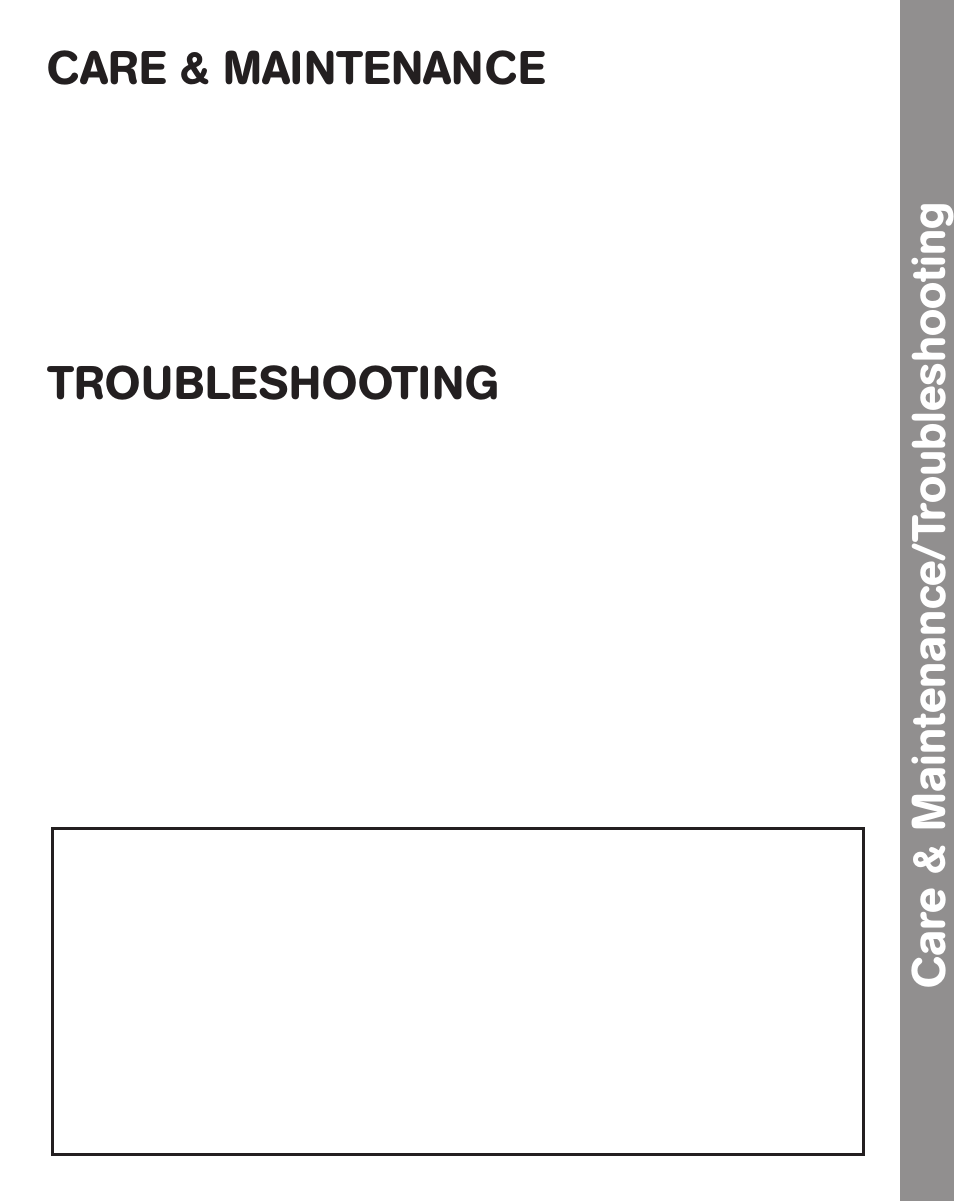 Troubleshooting | VTech Alphabet Tap Tap Bus User Manual | Page 7 / 8