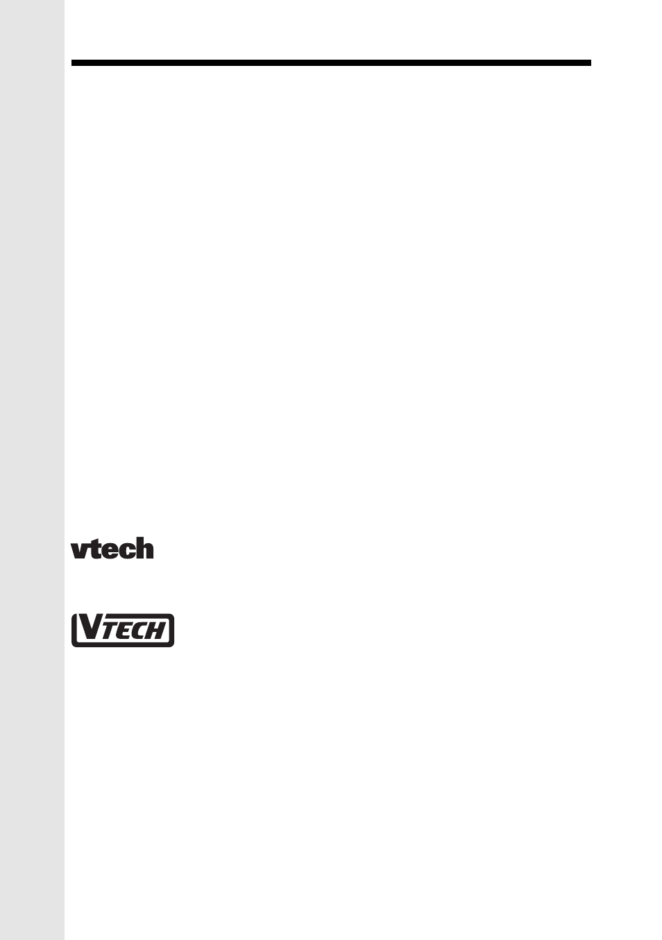 VTech CORDLESS TELEPHONE VT 9152 User Manual | Page 28 / 28