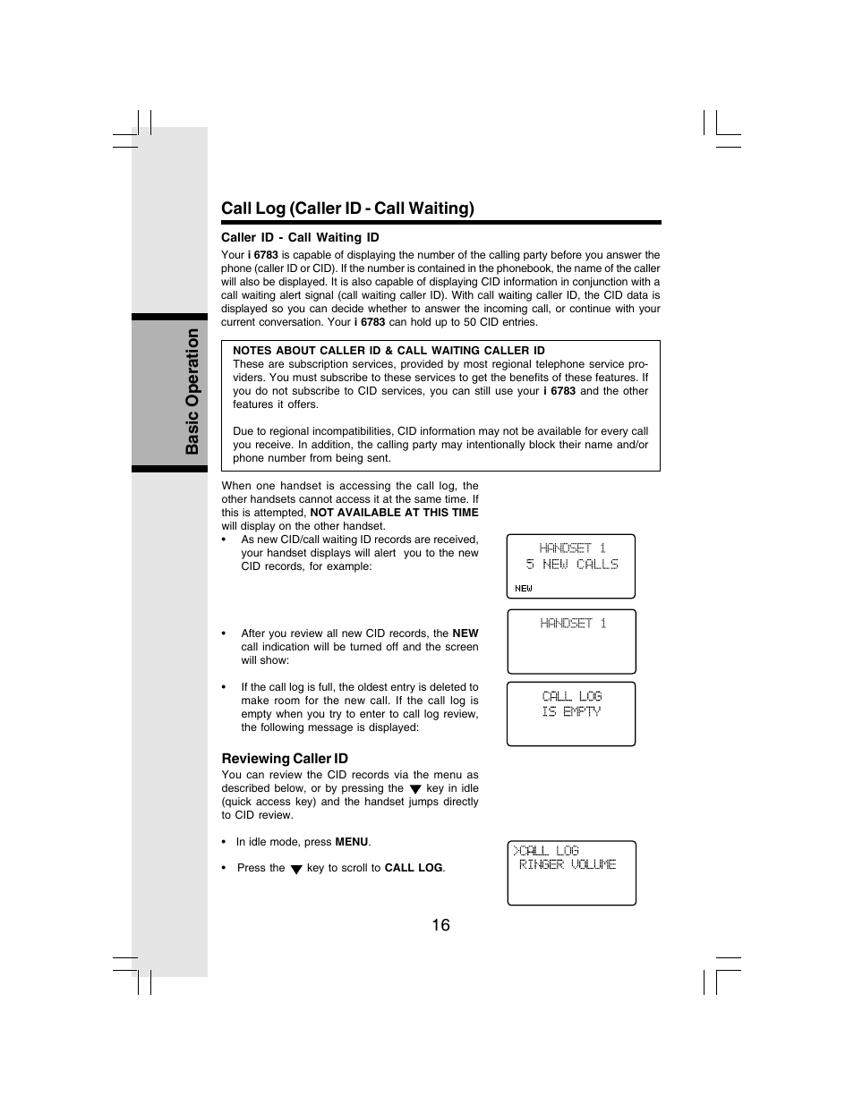 VTech I 6783 User Manual | Page 16 / 45