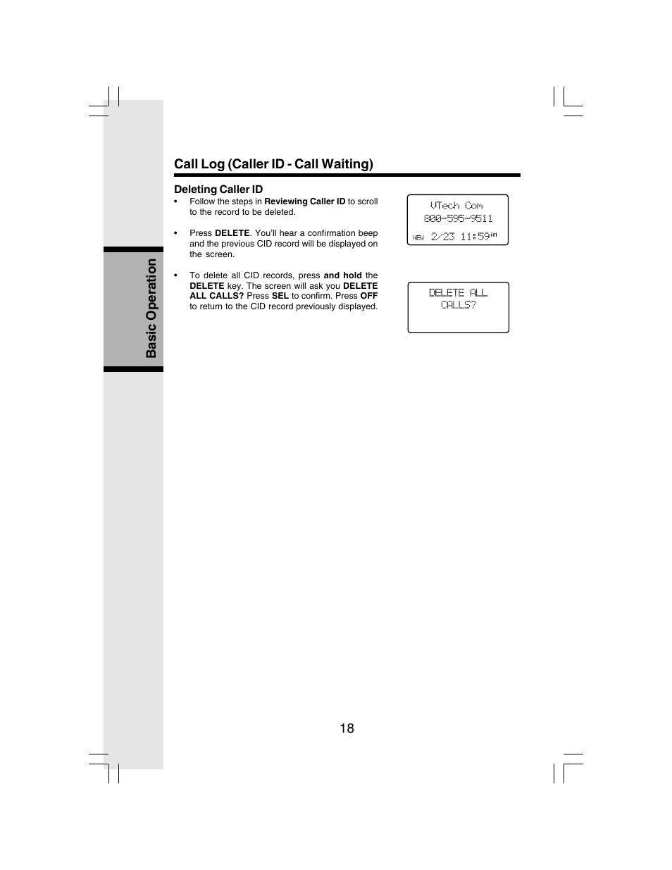 VTech I 6783 User Manual | Page 18 / 45