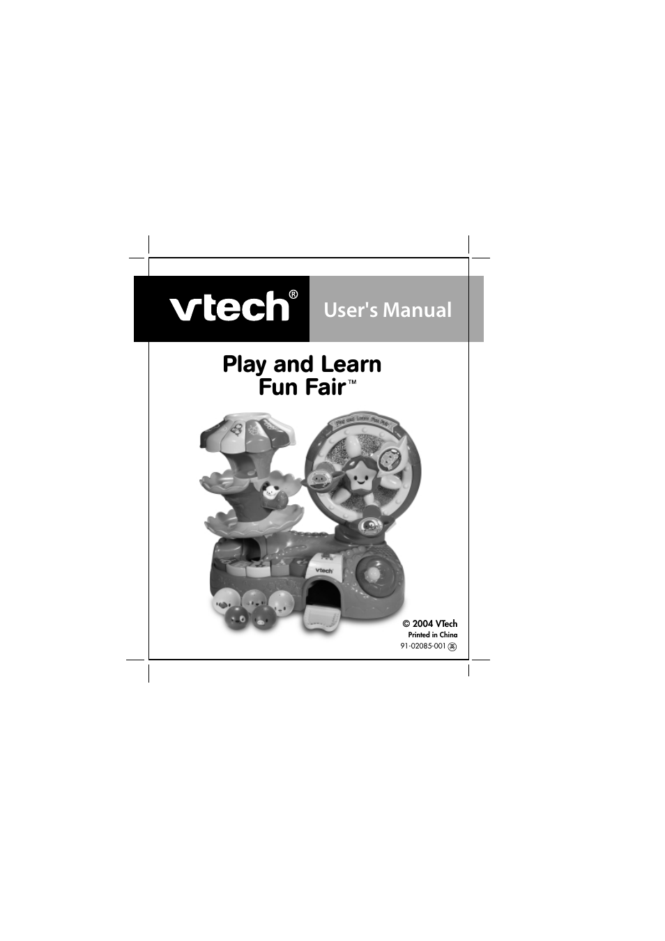 VTech Play and Learn Fun Fair User Manual | 10 pages