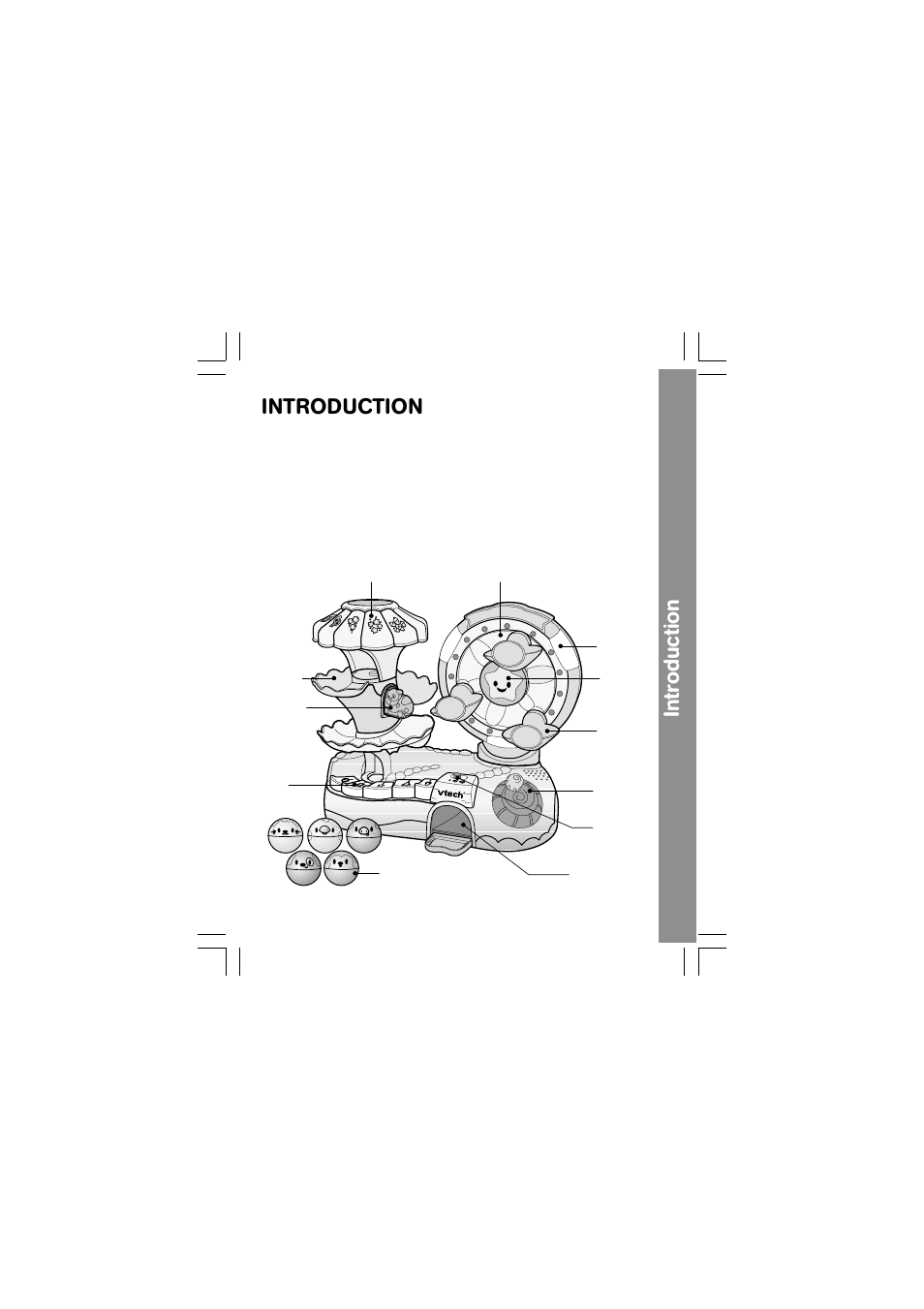 Intr oduction, Introduction | VTech Play and Learn Fun Fair User Manual | Page 3 / 10