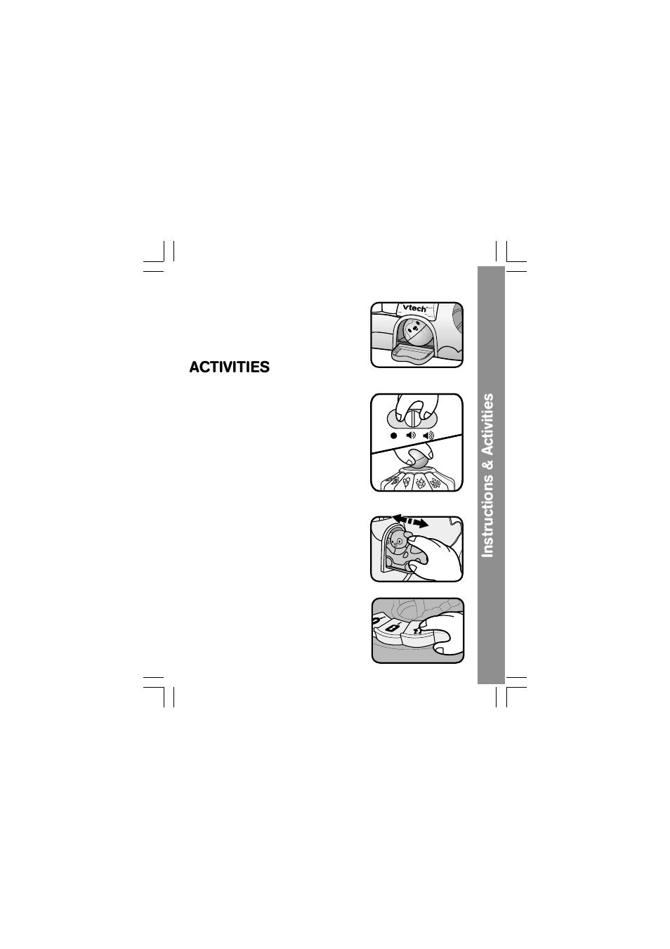 Instructions & activities, Activities | VTech Play and Learn Fun Fair User Manual | Page 6 / 10
