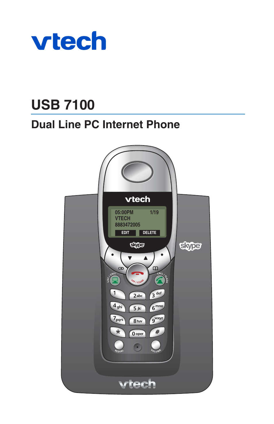 VTech USB 7100 User Manual | 44 pages